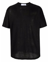 schwarzes T-Shirt mit einem Rundhalsausschnitt von Costumein