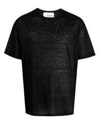 schwarzes T-Shirt mit einem Rundhalsausschnitt von Costumein