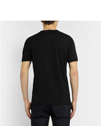 schwarzes T-Shirt mit einem Rundhalsausschnitt von Dolce & Gabbana