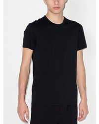 schwarzes T-Shirt mit einem Rundhalsausschnitt von Reigning Champ