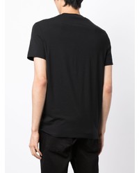 schwarzes T-Shirt mit einem Rundhalsausschnitt von Tom Ford