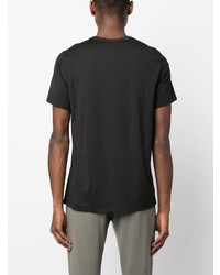 schwarzes T-Shirt mit einem Rundhalsausschnitt von Lululemon