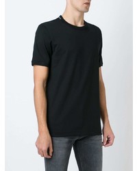 schwarzes T-Shirt mit einem Rundhalsausschnitt von Dolce & Gabbana