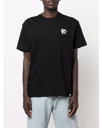 schwarzes T-Shirt mit einem Rundhalsausschnitt von Carhartt WIP