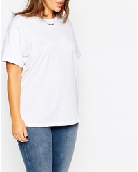 schwarzes T-Shirt mit einem Rundhalsausschnitt von Asos