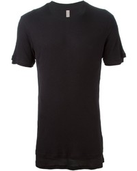 schwarzes T-Shirt mit einem Rundhalsausschnitt von Damir Doma