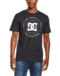 schwarzes T-Shirt mit einem Rundhalsausschnitt von DC Shoes