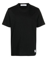 schwarzes T-Shirt mit einem Rundhalsausschnitt von Department 5