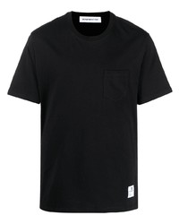 schwarzes T-Shirt mit einem Rundhalsausschnitt von Department 5