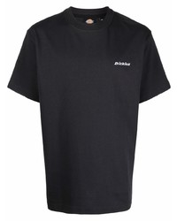 schwarzes T-Shirt mit einem Rundhalsausschnitt von Dickies Construct