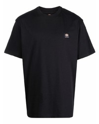 schwarzes T-Shirt mit einem Rundhalsausschnitt von Dickies Construct