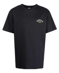 schwarzes T-Shirt mit einem Rundhalsausschnitt von Dickies Construct