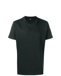 schwarzes T-Shirt mit einem Rundhalsausschnitt von Diesel