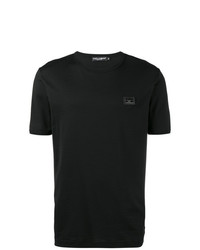 schwarzes T-Shirt mit einem Rundhalsausschnitt von Dolce & Gabbana