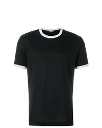 schwarzes T-Shirt mit einem Rundhalsausschnitt von Dolce & Gabbana Underwear