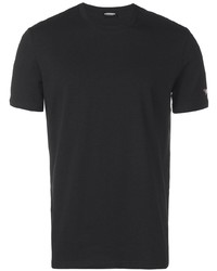 schwarzes T-Shirt mit einem Rundhalsausschnitt von DSQUARED2