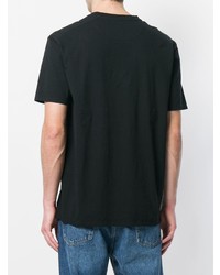 schwarzes T-Shirt mit einem Rundhalsausschnitt von Pop Trading International
