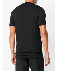 schwarzes T-Shirt mit einem Rundhalsausschnitt von Dsquared2 Underwear
