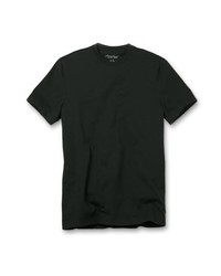 schwarzes T-Shirt mit einem Rundhalsausschnitt von Eddie Bauer