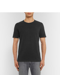 schwarzes T-Shirt mit einem Rundhalsausschnitt von Acne Studios