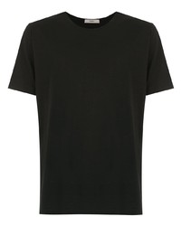 schwarzes T-Shirt mit einem Rundhalsausschnitt von Egrey