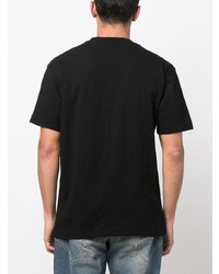 schwarzes T-Shirt mit einem Rundhalsausschnitt von Closed