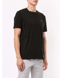 schwarzes T-Shirt mit einem Rundhalsausschnitt von CK Calvin Klein
