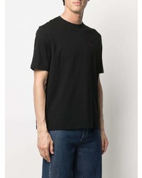 schwarzes T-Shirt mit einem Rundhalsausschnitt von Lanvin