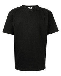 schwarzes T-Shirt mit einem Rundhalsausschnitt von Endless Joy