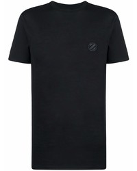 schwarzes T-Shirt mit einem Rundhalsausschnitt von Ermenegildo Zegna XXX