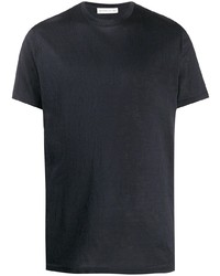 schwarzes T-Shirt mit einem Rundhalsausschnitt von Etro