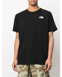 schwarzes T-Shirt mit einem Rundhalsausschnitt von The North Face