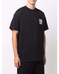 schwarzes T-Shirt mit einem Rundhalsausschnitt von Carhartt WIP