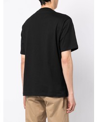 schwarzes T-Shirt mit einem Rundhalsausschnitt von Belstaff