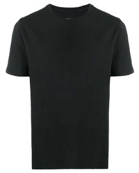 schwarzes T-Shirt mit einem Rundhalsausschnitt von Frame