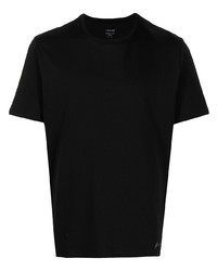 schwarzes T-Shirt mit einem Rundhalsausschnitt von Frame