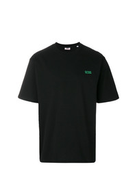 schwarzes T-Shirt mit einem Rundhalsausschnitt von Gcds