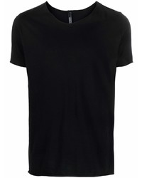 schwarzes T-Shirt mit einem Rundhalsausschnitt von Giorgio Brato