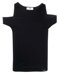 schwarzes T-Shirt mit einem Rundhalsausschnitt von Gmbh