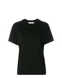 schwarzes T-Shirt mit einem Rundhalsausschnitt von Golden Goose Deluxe Brand