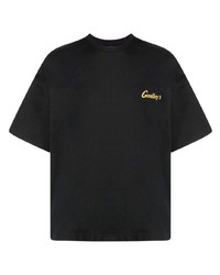schwarzes T-Shirt mit einem Rundhalsausschnitt von goodboy