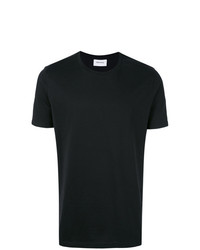 schwarzes T-Shirt mit einem Rundhalsausschnitt von Harmony Paris