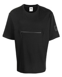 schwarzes T-Shirt mit einem Rundhalsausschnitt von Helly Hansen