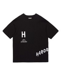 schwarzes T-Shirt mit einem Rundhalsausschnitt von HONOR THE GIFT