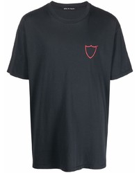 schwarzes T-Shirt mit einem Rundhalsausschnitt von Htc Los Angeles