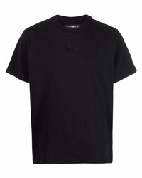 schwarzes T-Shirt mit einem Rundhalsausschnitt von Hydrogen