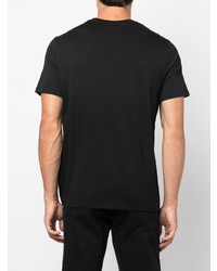 schwarzes T-Shirt mit einem Rundhalsausschnitt von A.P.C.