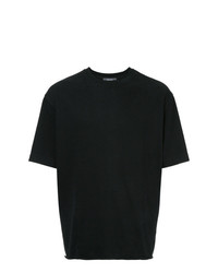 schwarzes T-Shirt mit einem Rundhalsausschnitt von Jac+ Jack