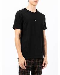 schwarzes T-Shirt mit einem Rundhalsausschnitt von Polo Ralph Lauren