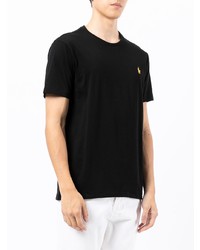 schwarzes T-Shirt mit einem Rundhalsausschnitt von Polo Ralph Lauren